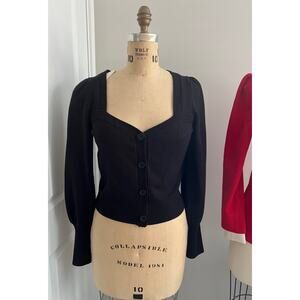 French Connection Women's Black Cardigan - Size S